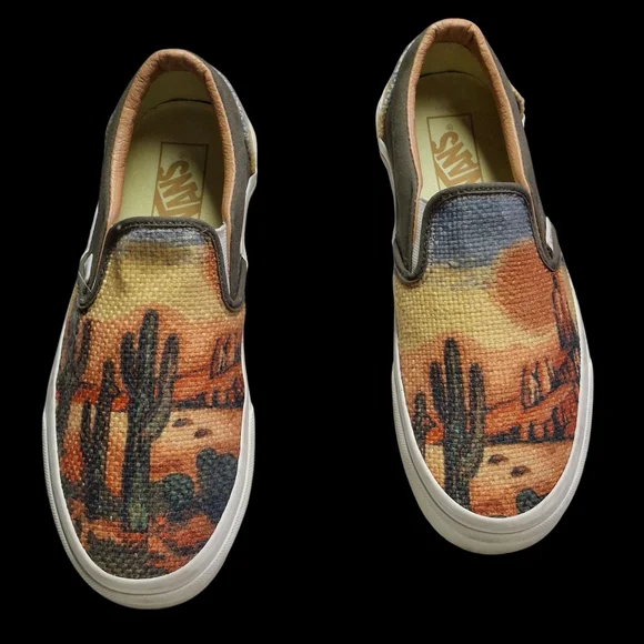 Vans Classic Cactus Tapestry Slip-On Shoes Unisex Men 7.5 Women 9 - Picture 6 of 16